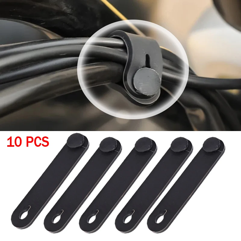10pcs Motorcycle Rubber Frame Securing Cable Wiring Harness For Bmw R1300GS R1250GS For Honda For Yamaha MT03 MT07 Accessories
