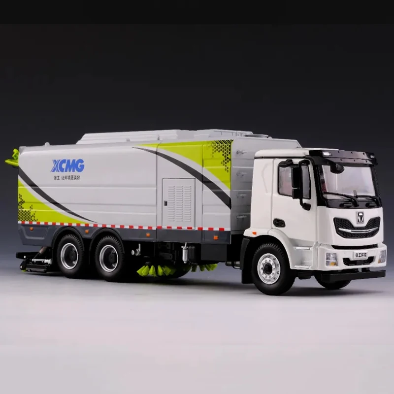 XCMG 1:35 Diecast Model Environmental Sanitation Sweeper Sewage Circulation Washing & Water Sprinkler Truck