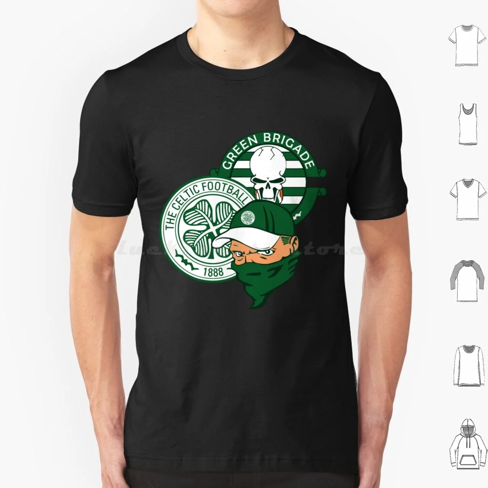 Green Brigade-Ultras-T Shirt Big Size 100% Cotton Michael Collins Ireland Apollo 11 Moon Neil Armstrong Buzz Aldrin Apollo