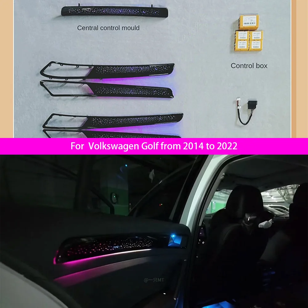 For Volkswagen Golf Atmosphere Light Replacement Luminous Decorative Panel Pickup Automotive Parts