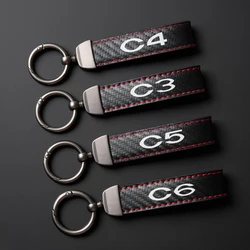 Anti-Lost Car Keychain Auto Accessories For Citroen C4 C3 C5 Aircross C1 C CROSSER Berlingo C Elysee C6 C2 Picasso Jumpy VTS C2