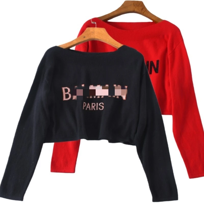 French Sle Soft Fce ort Knitted Sweater Wool Camere Overhead High Elegance Autumn Winter Women's Faion Online Excl...