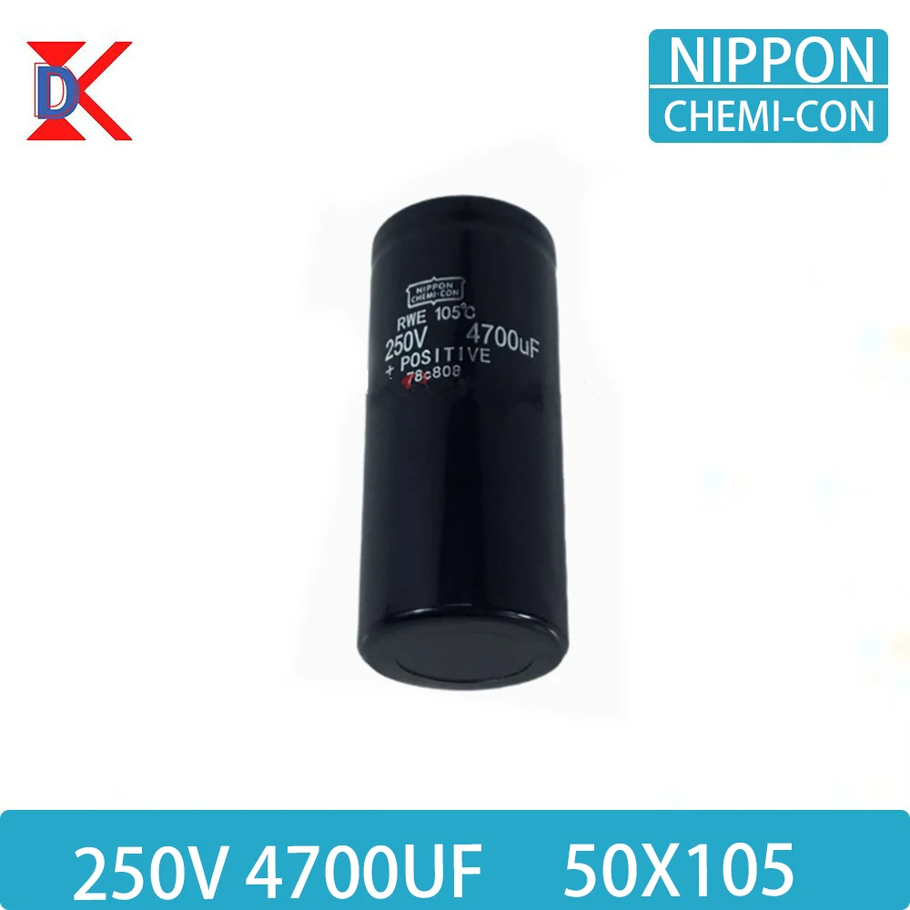 

Электролитический конденсатор Black Diamond с винтовыми выводами 250В 4700мкФ, 250В 6800мкФ, 250В 22000мкФ, 250В 33000мкФ