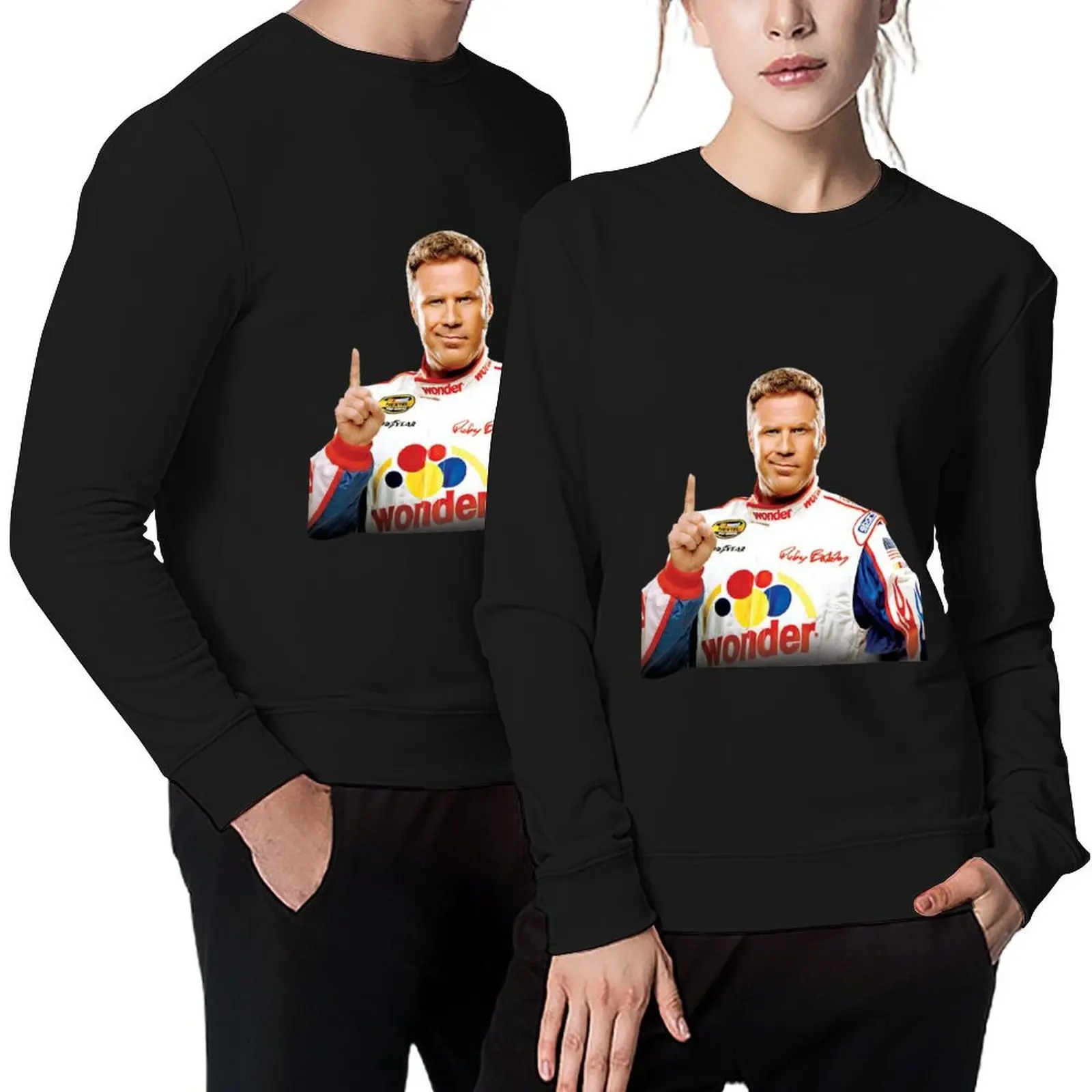 

Ricky Bobby Pullover men's coat winter clothes men wear men's sweat-shirt set pullover