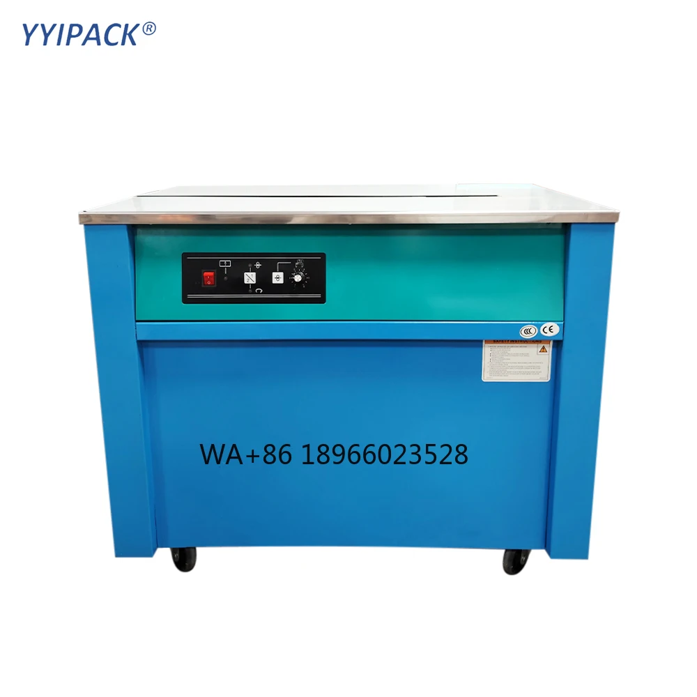 

YYPACK-0890 Single Motor Electric Strapping Machine New Condition Semi-Auto Wood Food Beverage Carton Boxes Belt Packaging China