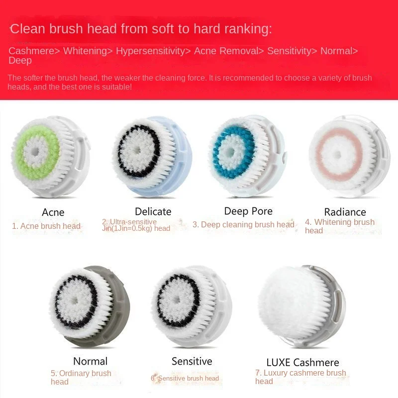 

Corioli Brush Head For Luxurious Face Washing Cashmere Brush Head For Aria/Mia2/Pro/Plus Cleansing Wash face remove Black Head