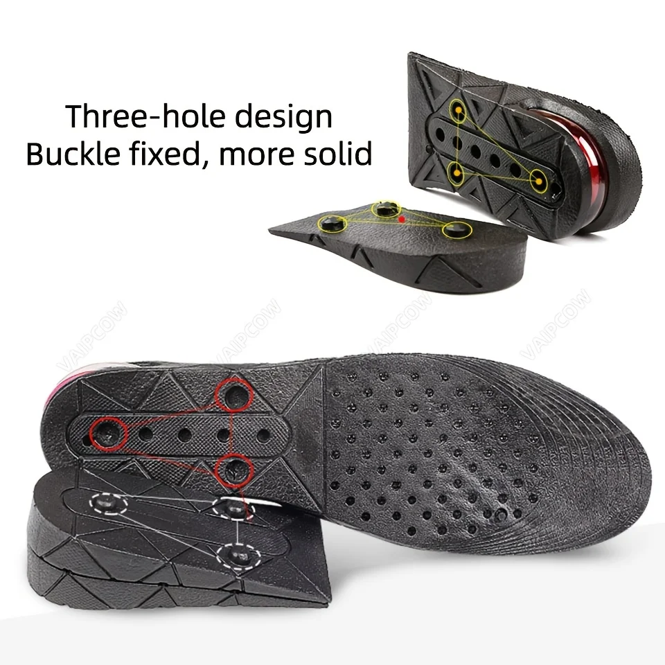 Adjustable Heel Lift Insoles, 3–9 cm