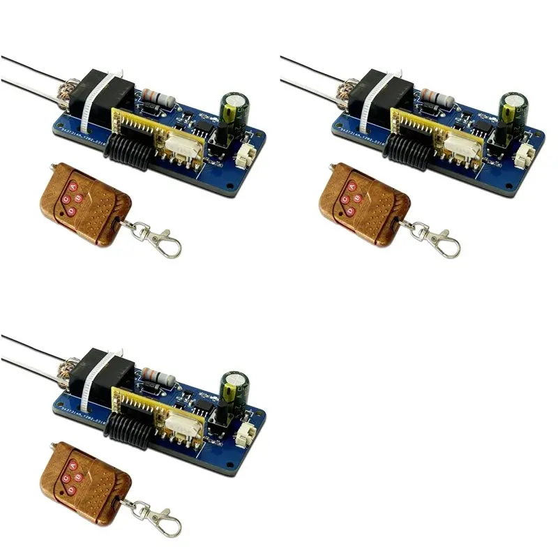 

Пульт дистанционного управления AT41 3X DC3.7V 433M для дугового воспламенителя, высоковольтный генератор, блок питания, плата дистанционного управления со светодиодом