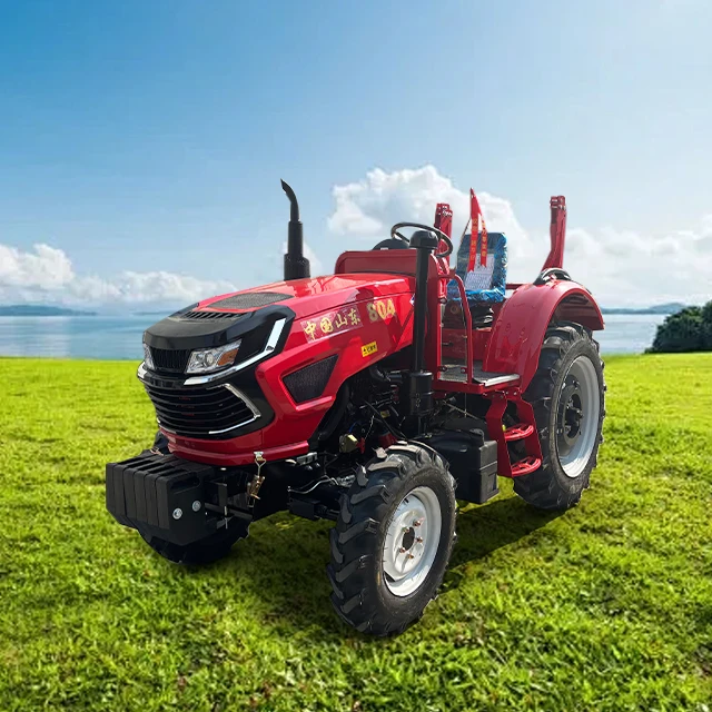 China Small Wheeled 4x4 Agricultural Tractor with Automatic Multi-functional Four-Wheeled Engine on Sale