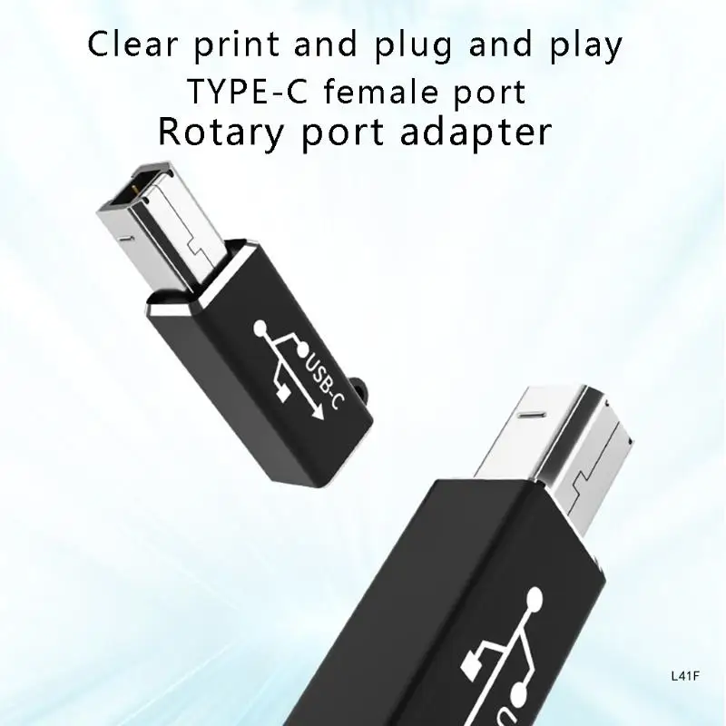 High Speed Transfer USB C to MIDI Printer Adapter Plug and for Play No Driver Required for Electric Drummer Fax Machine