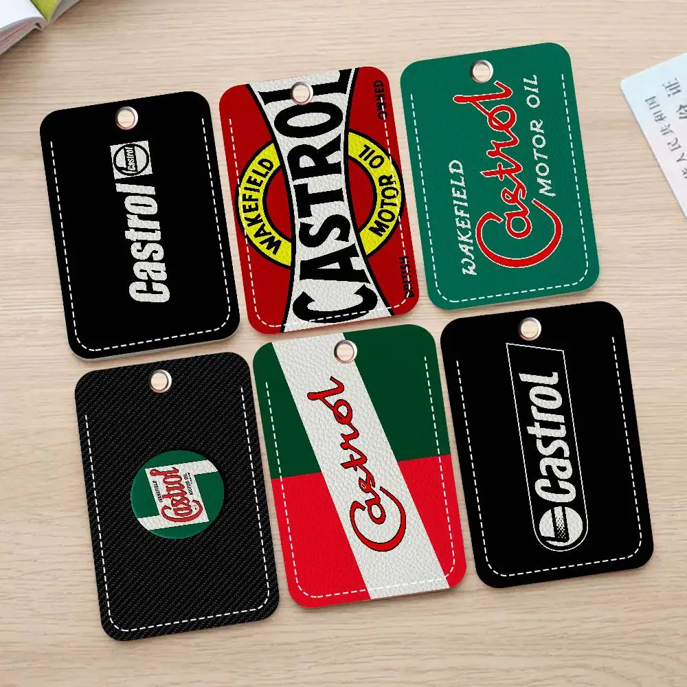 C-Castrol-S-S Personalised Holder Suitable For Bank Card,Subway, Bus Card Wallet Card Case Badge Holder Keychain