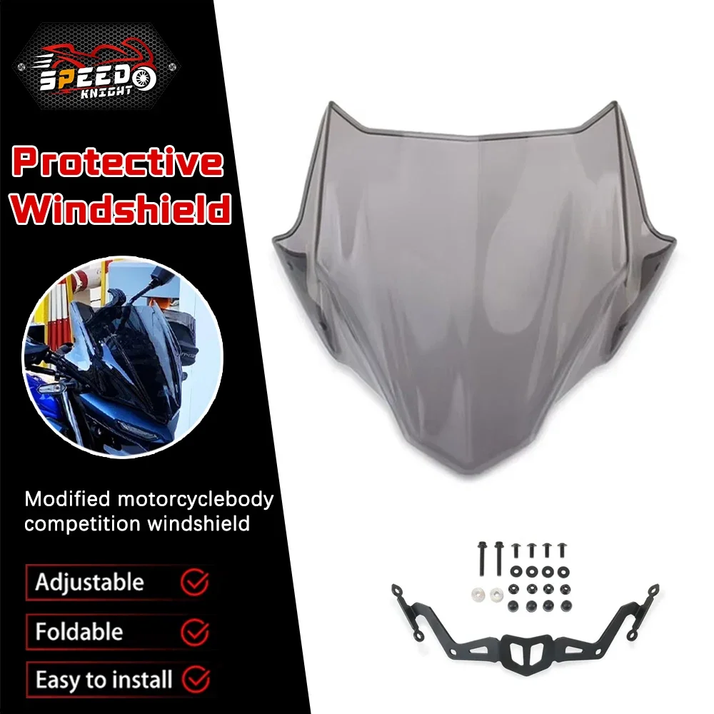 Motorcycle Racing Sports Front Screen windshield Fairing Windshield For YAMAHA MT-03 MT03 MT25 MT-25 2020-2024