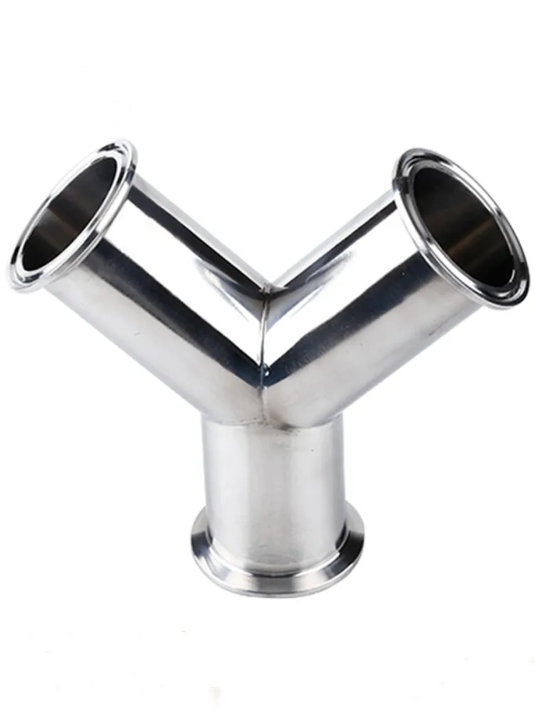 

19mm -57mm Pipe OD 1.5"-2.25" Tri Clamp Y Shaped 3 Way SUS 304 Stainless Steel Sanitary Fitting Spliter Homebrew Beer Wine