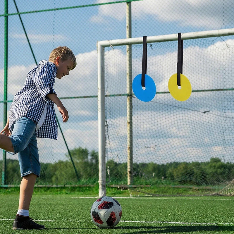 Tableros de práctica de fútbol súper duraderos: 2 piezas, objetivos ajustables para taladros de tiro específicos, fabricados en TPE