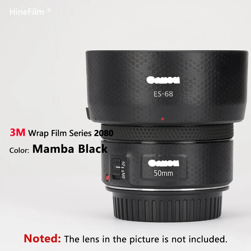 Hinefilm Skin for Canon EF50 F1.8 STM Lens Decal Skin for Canon EF 50mm f/1.8 STM Lens Wrap 50 f1.8 Cover Film 50 1.8 Sticker