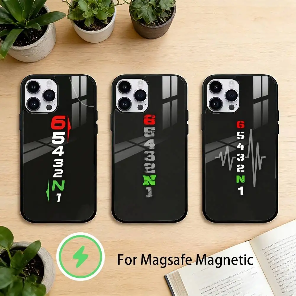 

1N23456 M-Motorcycle Phone Case For iPhone 17/16/15/14/13/12/Plus/Pro/Max for Magnetic Wireless Charging
