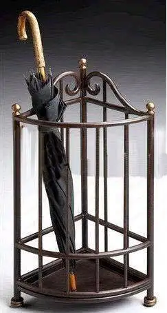 

European Wrought Iron Umbrella Frame, Floor-to-ceiling Living Room Umbrella Bucket, Mediterranean Style Shelf