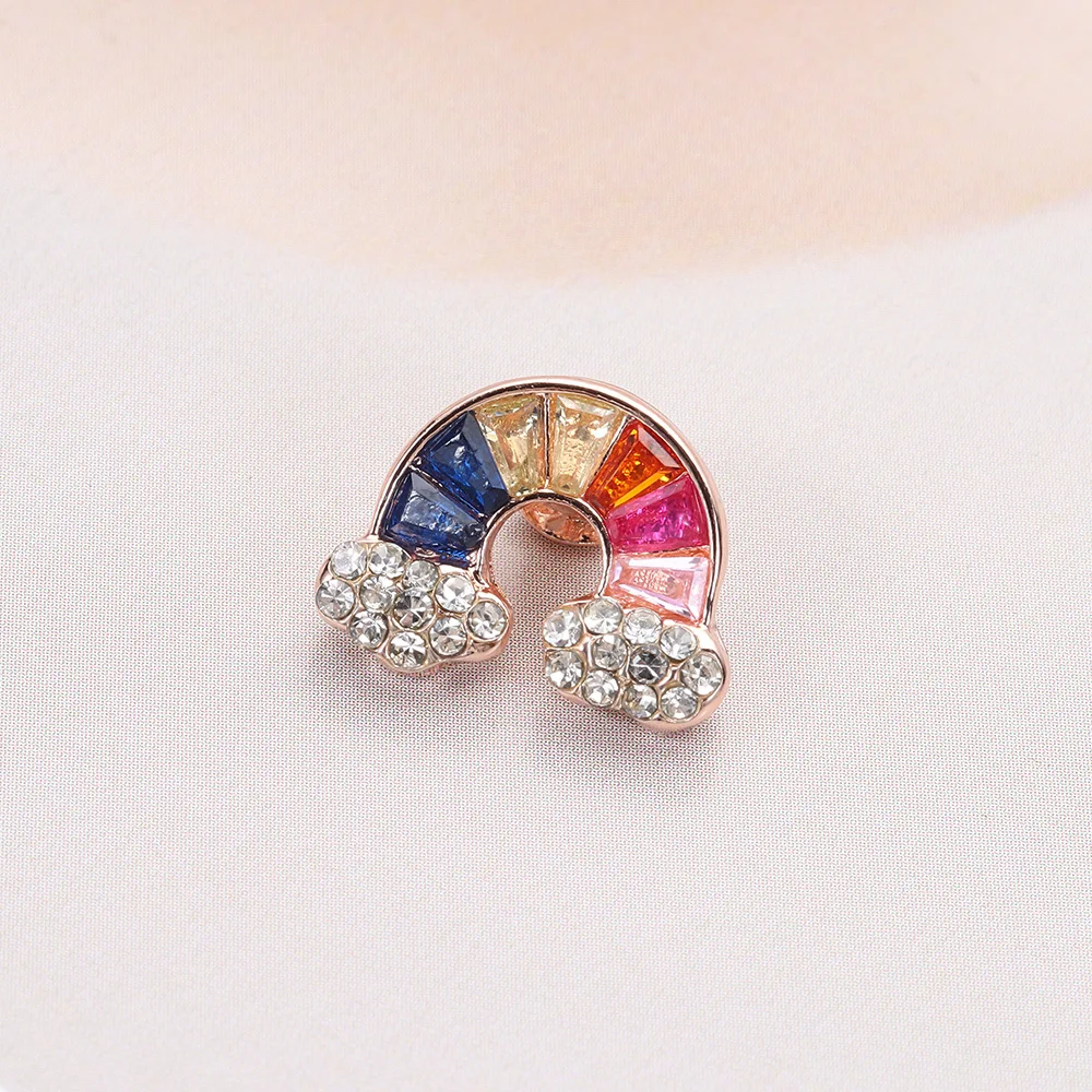 1PC Metal Rainbow Rivet Decorative Ring Nails For Apple Watch Band Ornament Charms Silicone Strap Accessories For iwatch