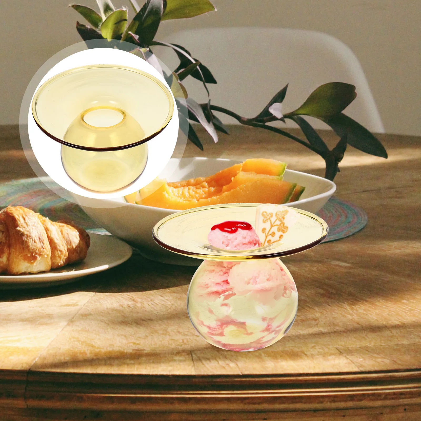 

Premium Glass Pudding Cup Lightweight Transparent Unique Shape Perfect for Ice Cream Yogurt Parfait Dessert