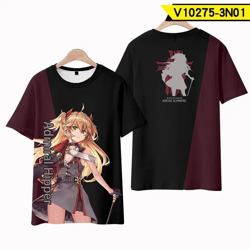 Azur Lane IJN Taihō T-shirts voor Kinderen Anime Cartoon Korte Mouwen Jongens Meisjes Zomer Mode Top Kinderkleding Geschenken
