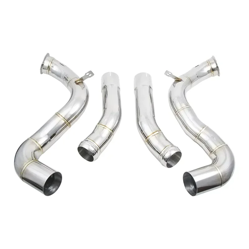 Stainless Steel Downpipe for Mercedes-Benz AMG C63 C63S W205 4.0T Exhaust Pipes for C43 AMG and C Class