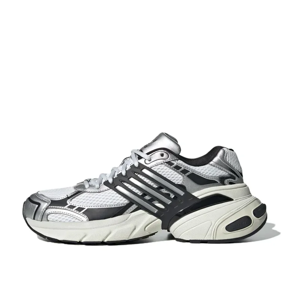 adidas originals ADISTAR XLG Men's and women's comfortable trend low-top casual sports running shoes silver and black