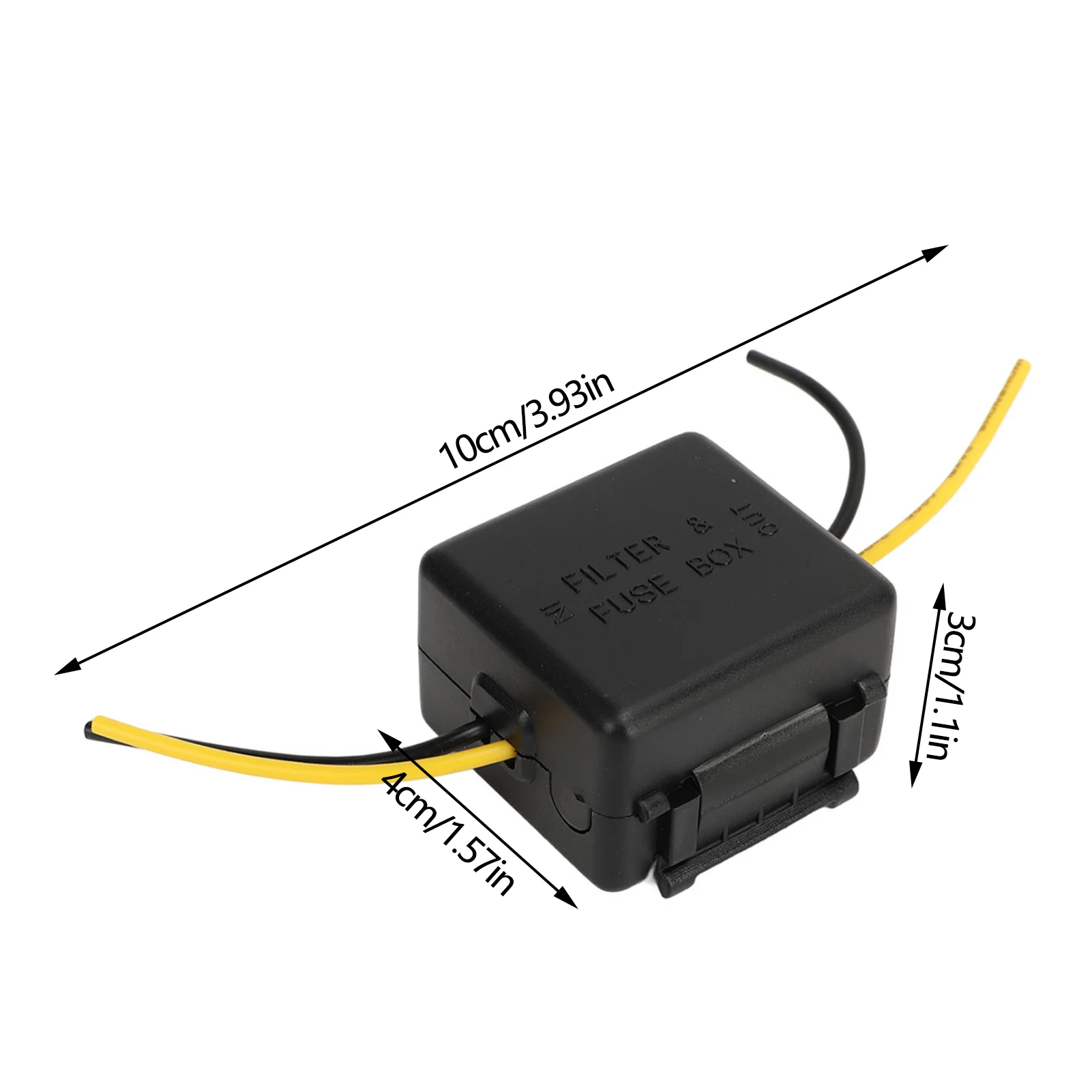 車用パワーフィルター ステレオノイズサプレッサー レデューサー 頑丈な干渉防止 12V イコライザー用ノイズ低減
