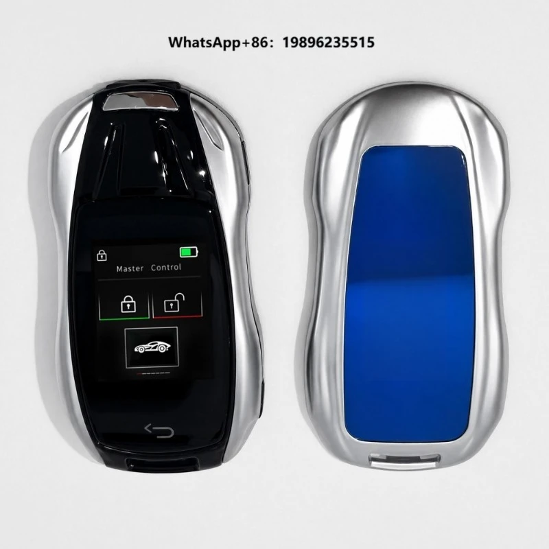 LCD Smart Car Key with Screen Display Supports Keyless Entry, Compatible with Multiple Vehicle Brands Touch Screen Car Smart Key