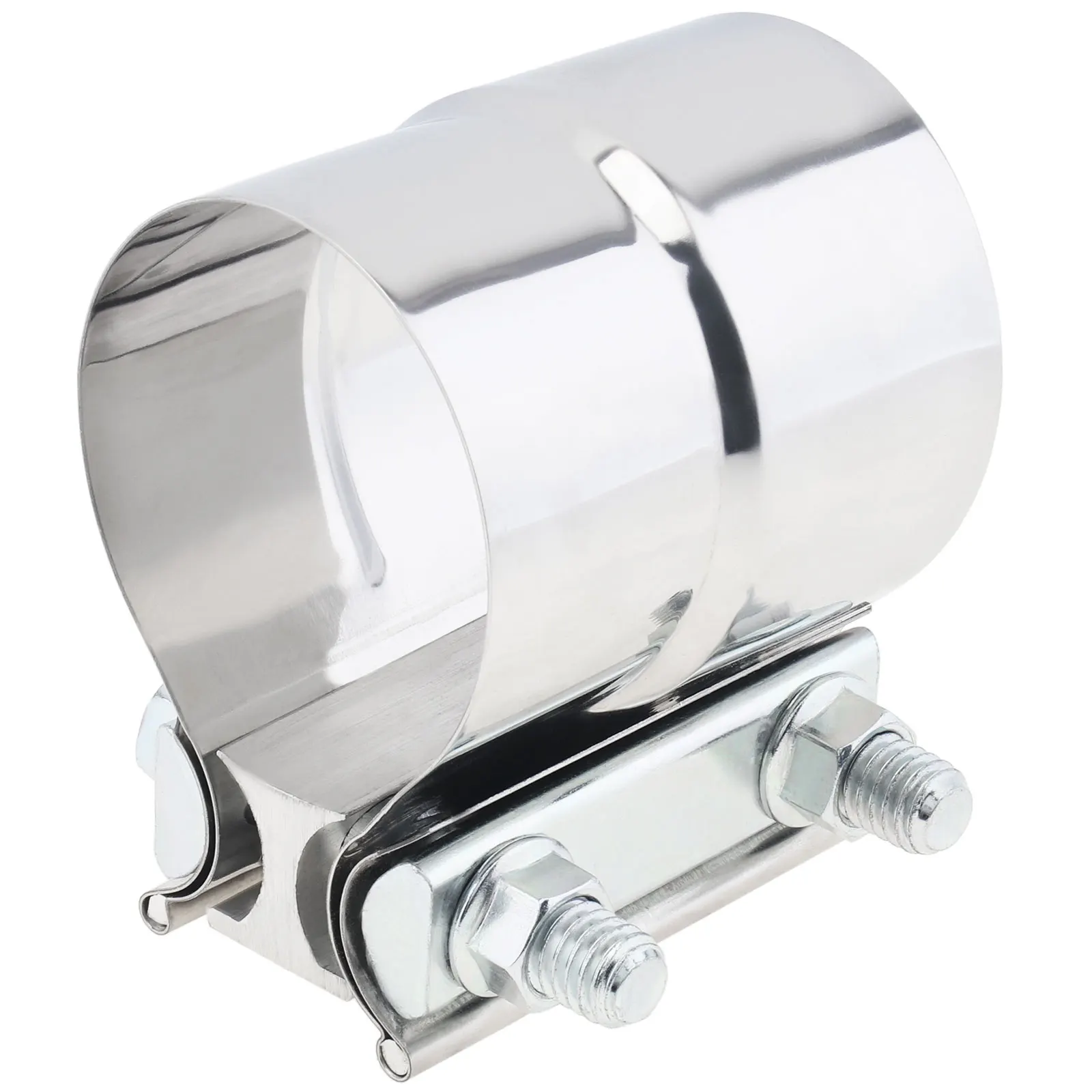 스테인레스 스틸 랩 조인트 배기 밴드 클램프 슬리브 커플러, 서비스 가능한 배기 클램프, 2.5 인치