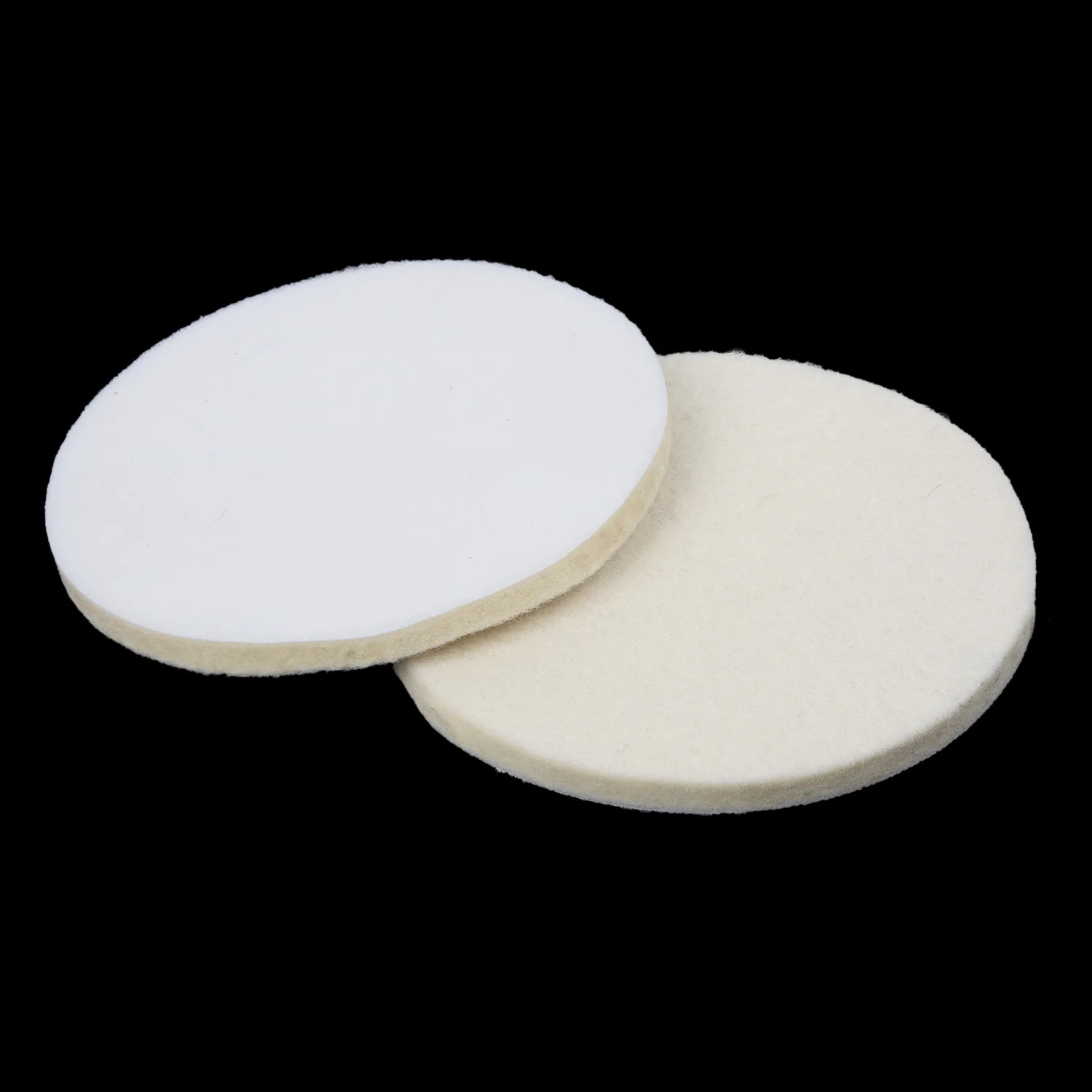 2pcs 5 Inches 125 Mm Wool Felt Polishing Pads Wheel Buffing Pads Angle Grinder Wheel Felt Polishing Disc For Metal Marble Glass