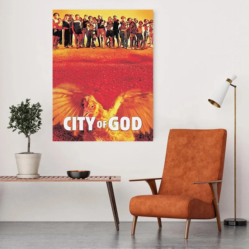 مدينة الله فيلم الرعب المشارك الكلاسيكية فيلم الإثارة حائط لوح رسم الفن فيلم برتقالي هدية غرفة المعيشة مكتب ديكور المنزل