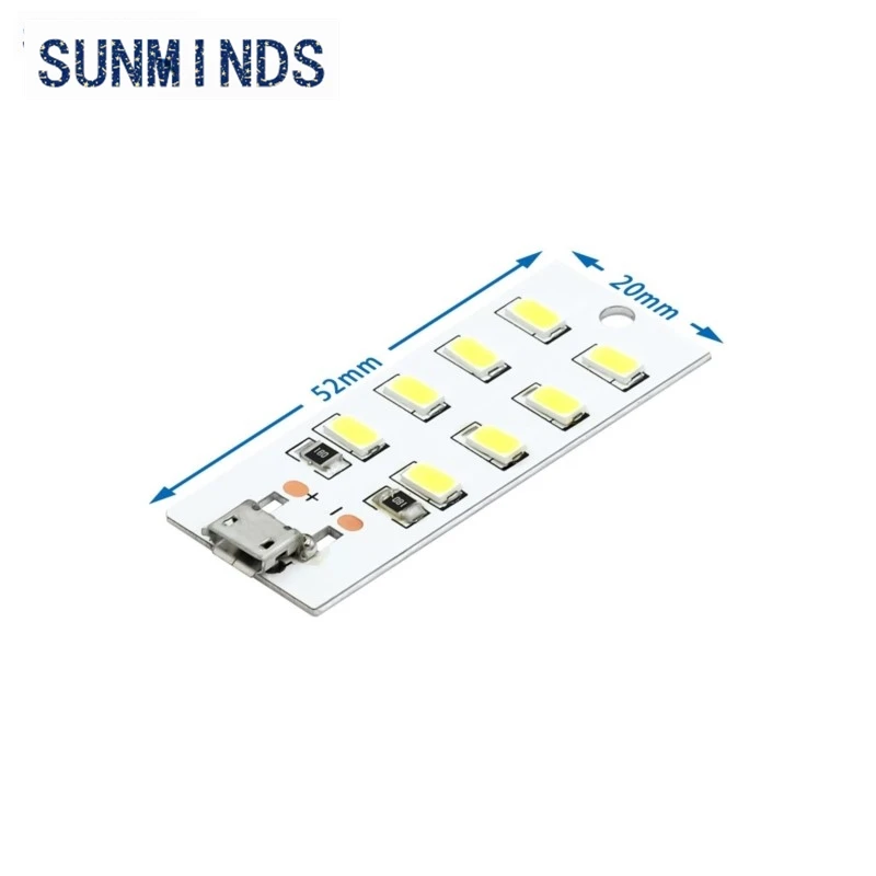 5730 smd 5V 430mA~470mA White Mirco Usb 5730 LED lighting panel USB mobile light Emergency light night light