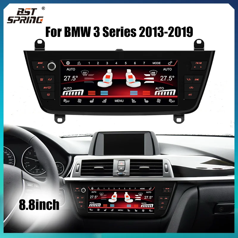 

Экран кондиционера для BMW 2 /3/4 Series GT / M3/M4 2013-2020, панель переменного тока, сенсорная панель, ЖК-дисплей, цифровое Голосовое управление