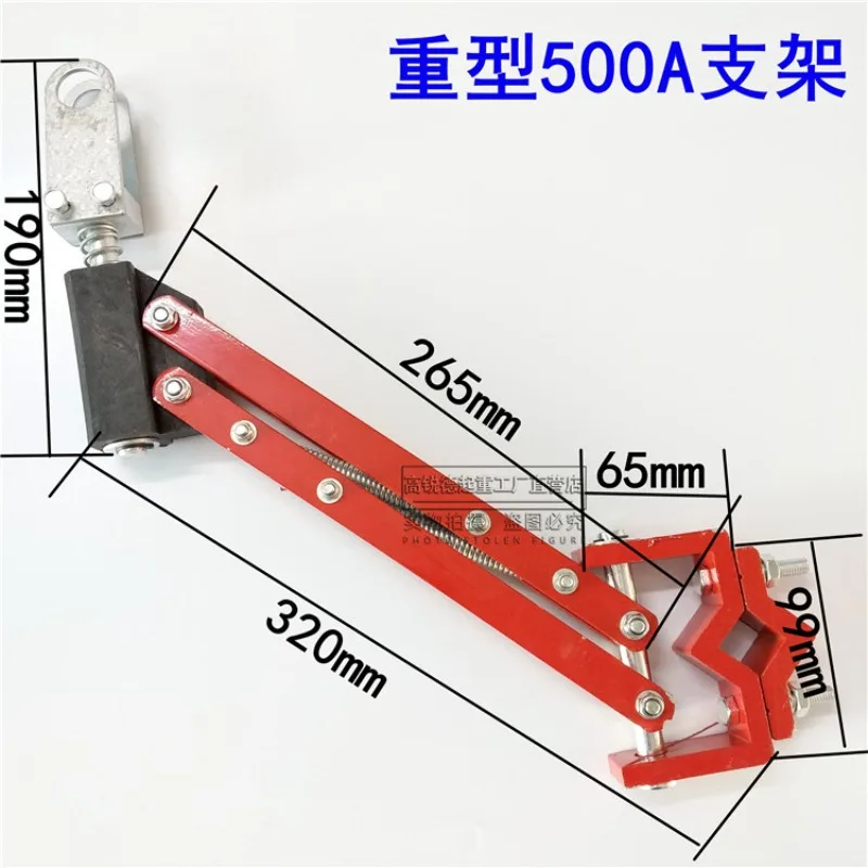 200A250A500A800A Crane Receiver Blade Support Carbon Brush Sliding Contact Wire Collector