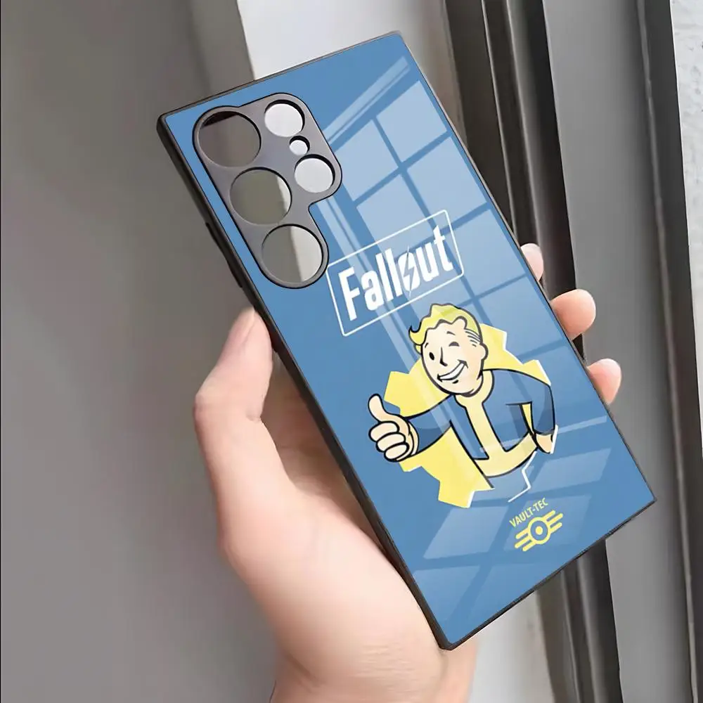 Vault Boy F-FalloutS 4 Phone Case For S25 Ultra Samsung S26 S24 Fe S22 S20 S21 23 Plus Galaxy A54 A34 A53 A16 Glass Cover