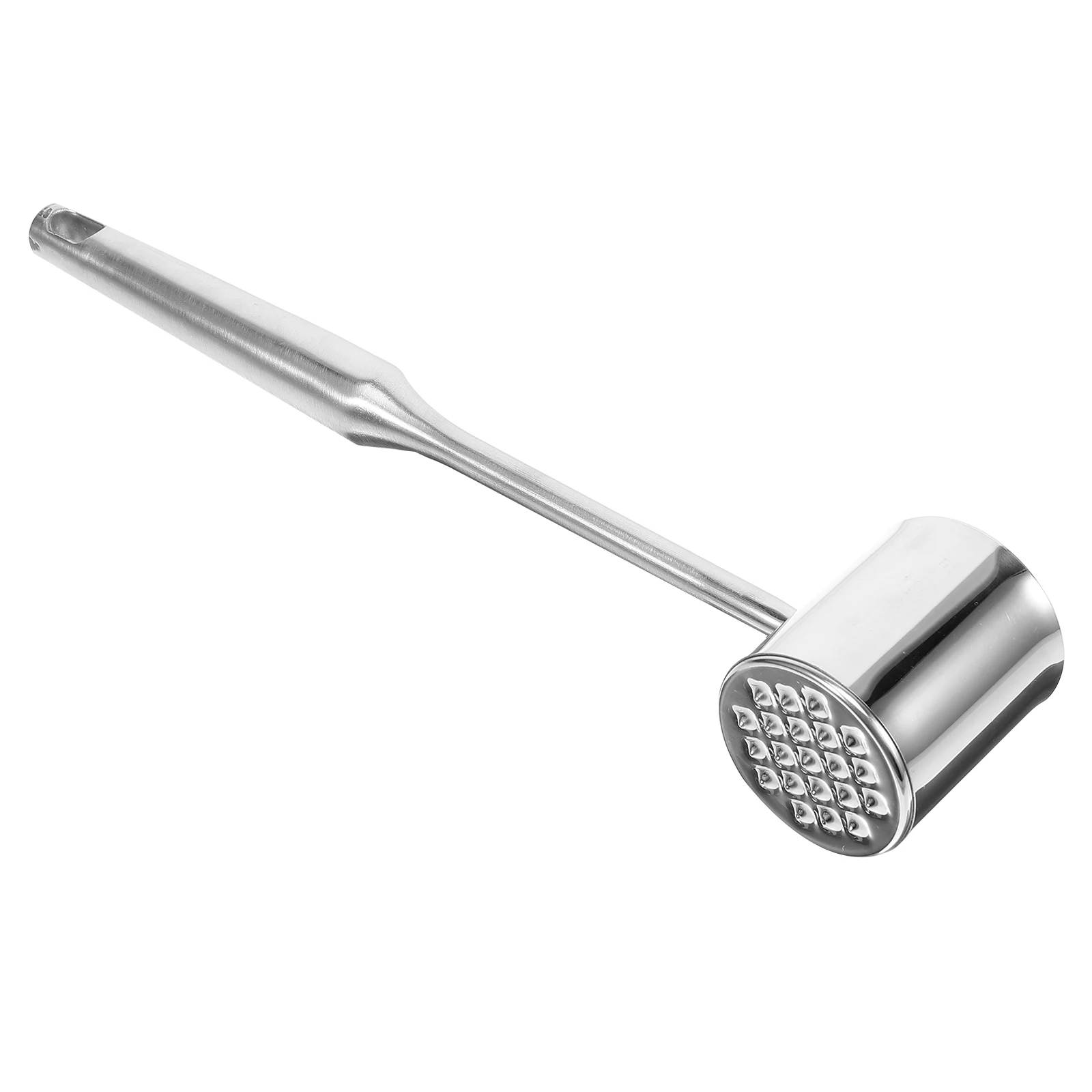 

Stainless Steel Meat Hammer Tenderizer Tool for Steak Ground Beef Masher Kitchen Pounder Non Skid H Practical Durability