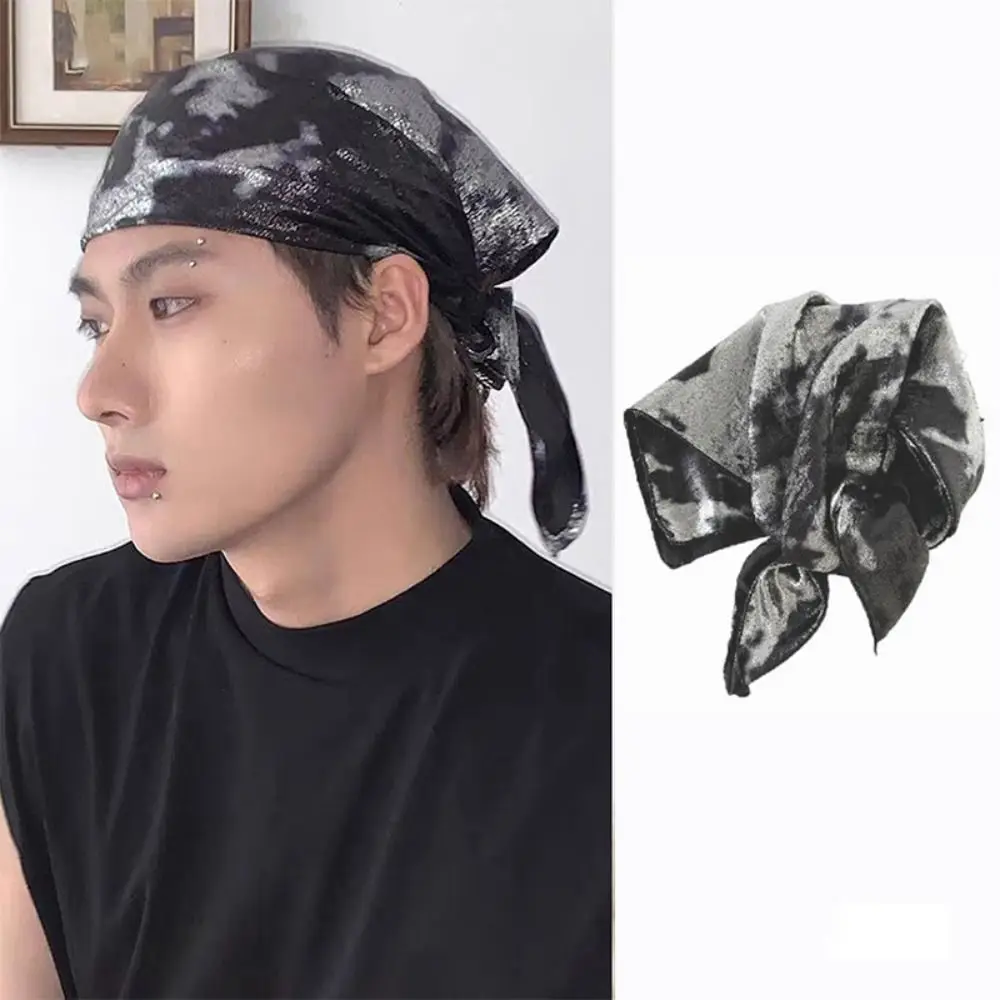 Luxury Square Shape Hip Hop Hair Scarf Soft Versatile Hair Shawl Wrap Breathable Hair Wrapping Outdoor Activities