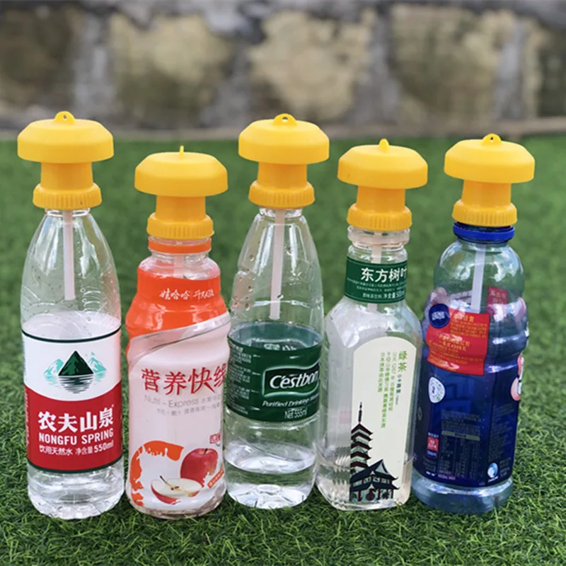 Fruit Fly Needle Bee Trap Lure Potion Wholesale Melon and Fruit Vegetable Garden Fly Trap Capture Bottle Stopper Cap