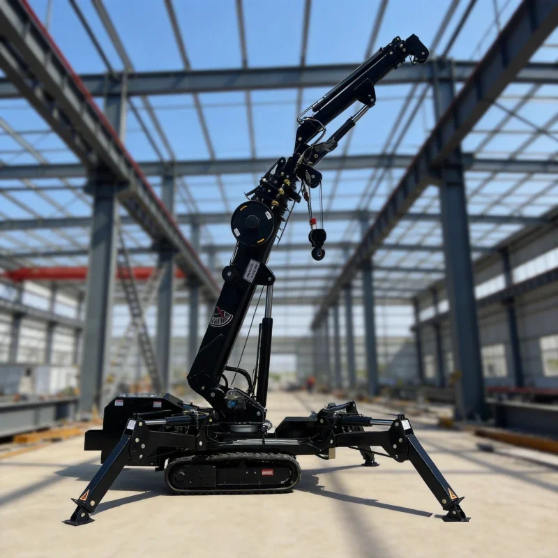 ZMT P-1149 Spider Crawler Crane 8 Ton 10 Ton 14 Ton CE Approved Hydraulic Telescopic 360° Rotation Fly Jib Heavy Duty