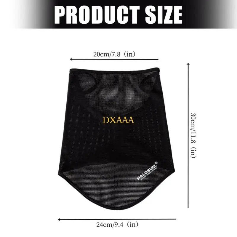 Copertura per il viso protettivo DXAA con UPF50+ Maschera per il viso elastico in nylon tra protezione protettivo per donne da
