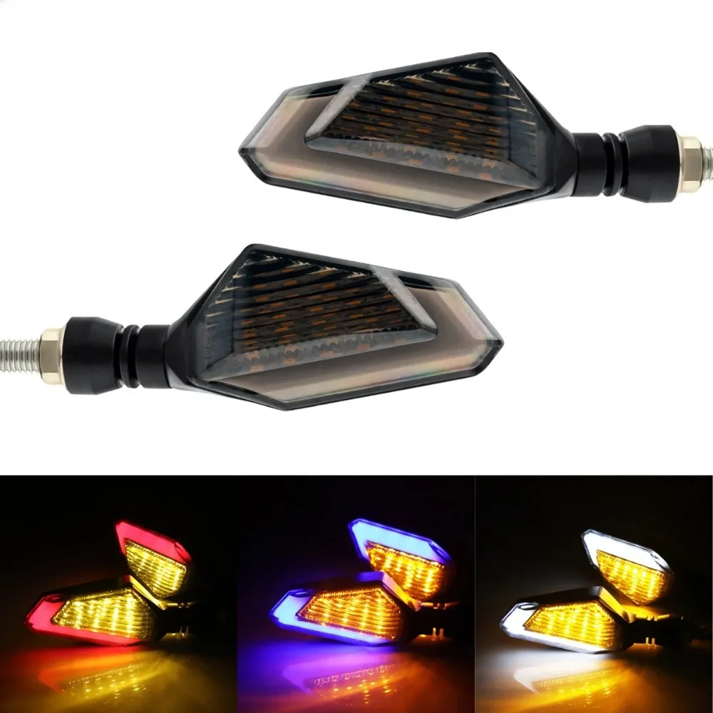 

Universal Super Bright Motorbike Lamp Flashers Signal Tail Light Scooter Acces Motorcycle Turn Signals Amber Blinkers Indicators