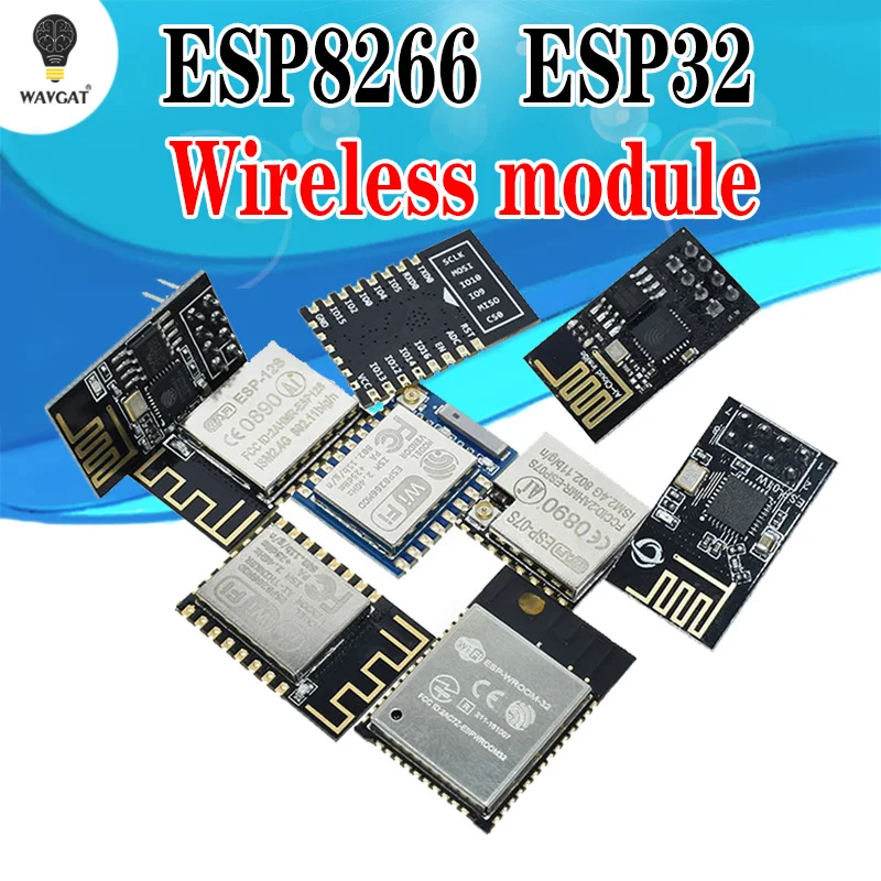 AEAK ESP8266 ESP-12F Serial WIFI Moule ESP-01 ESP-07 ESP-12S ESP-12E W600 serial WIFI wireless module ESP32 wireless transceiver