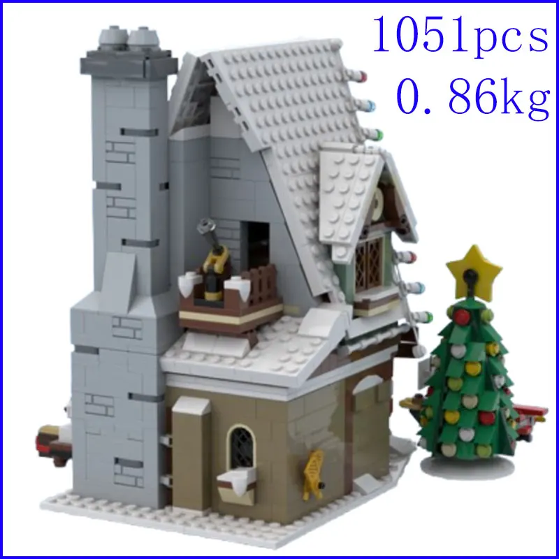 스팟 MOC-206731 및 기타 중세 주택 DIY 소형 입자 조립 블록 교육용 장난감 모델 선물 세트 장식품