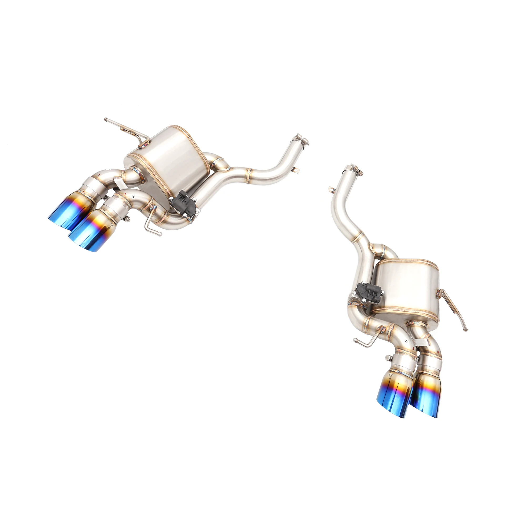 

Tuning Stainless Steel304 Axle Exhaust System for Gran Turismo/GT 4.2/4.7 2007-2021 Pipe With Muffler/Valve / Blue Tips