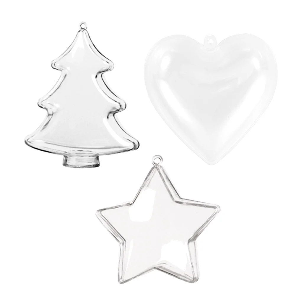 

3 Pcs Tree Pendant Exquisite Fashion Hanging nament Xmas Adornment Xmas Adornment Crafts Decorations Ball