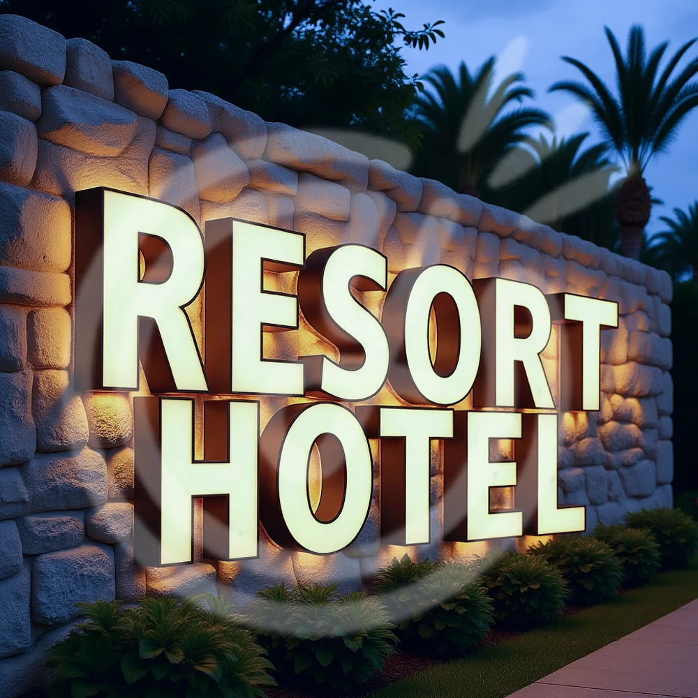 Custom3D светодиодный знак с буквами и подсветкой, металлический для витрины делового магазина, уличный водонепроницаемый светильник с подсветкой, рекламные вывески