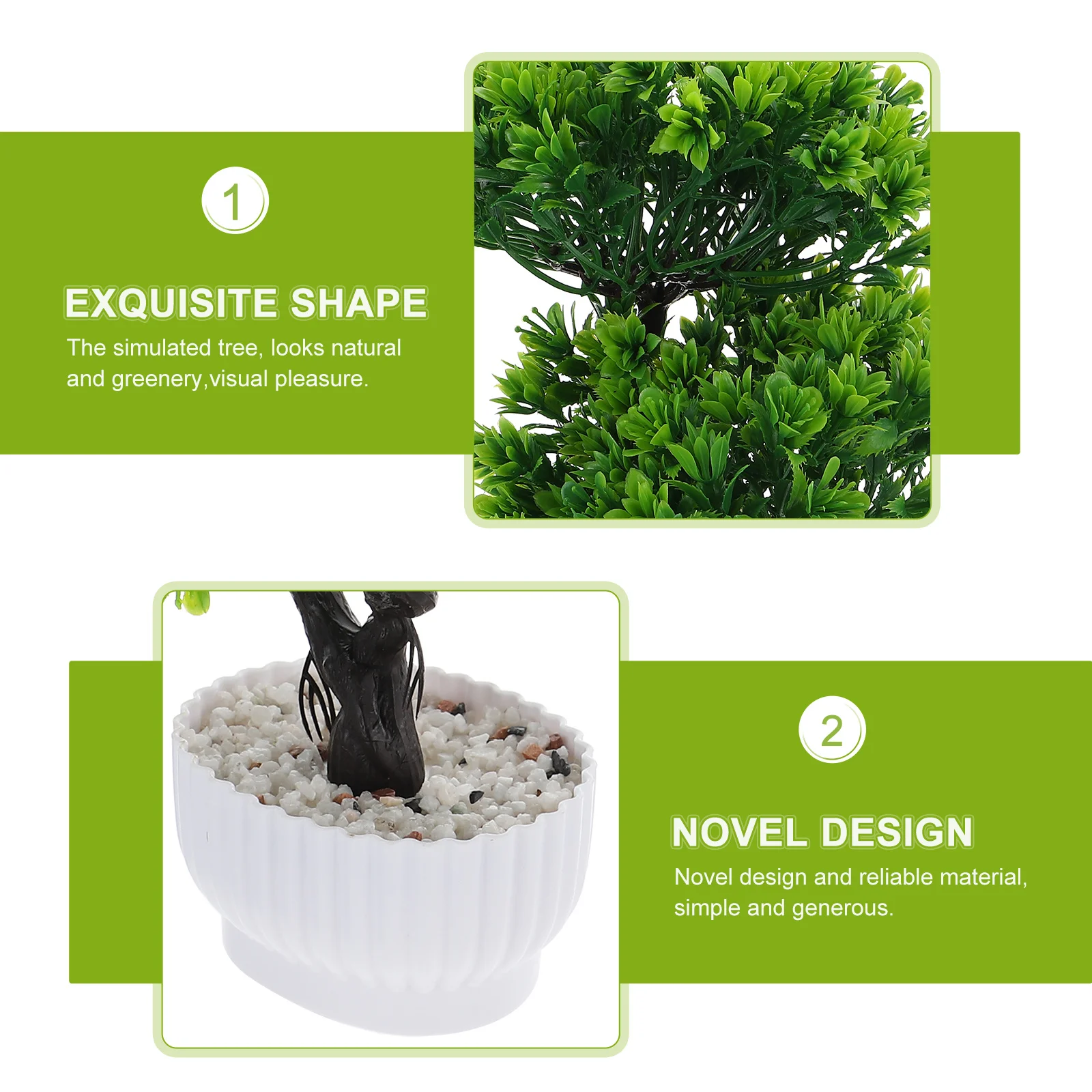 

Artificial Flower Bonsai Plant Decor Plants Indoor Tree Faux Outdoor Decorations Fake