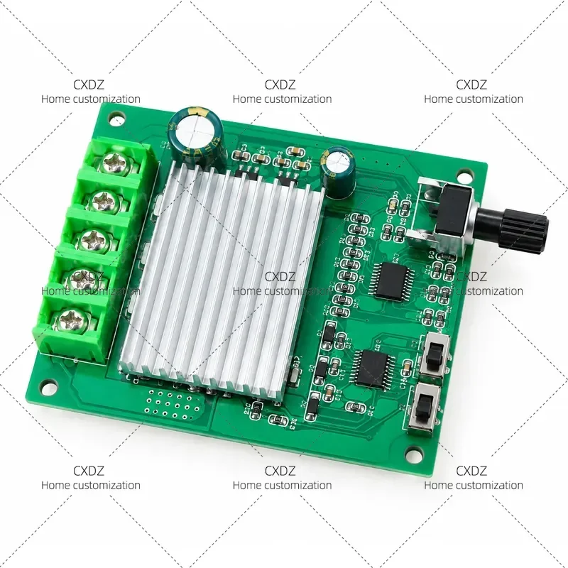 200W DC Brushless Motor Drive Control Board 6V 12V 24V High Power Fan Motor Speed Controller Governor