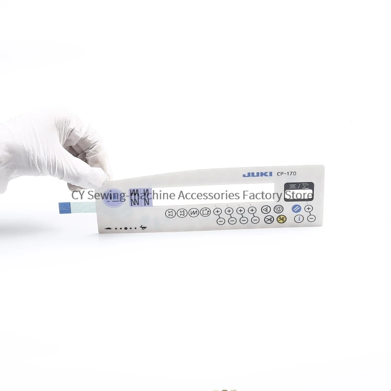1 шт., новая наклейка на панель управления, мембранная пленка, кнопка переключения клавиатуры, бумага для промышленной швейной машины Juki CP-170