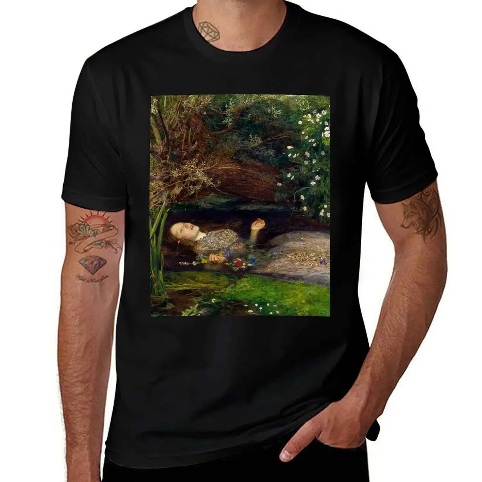 

Ophelia - John Everett Millais T-Shirt Personalized t-shirt anime t shirts kawaii clothes Blouse men t shirt